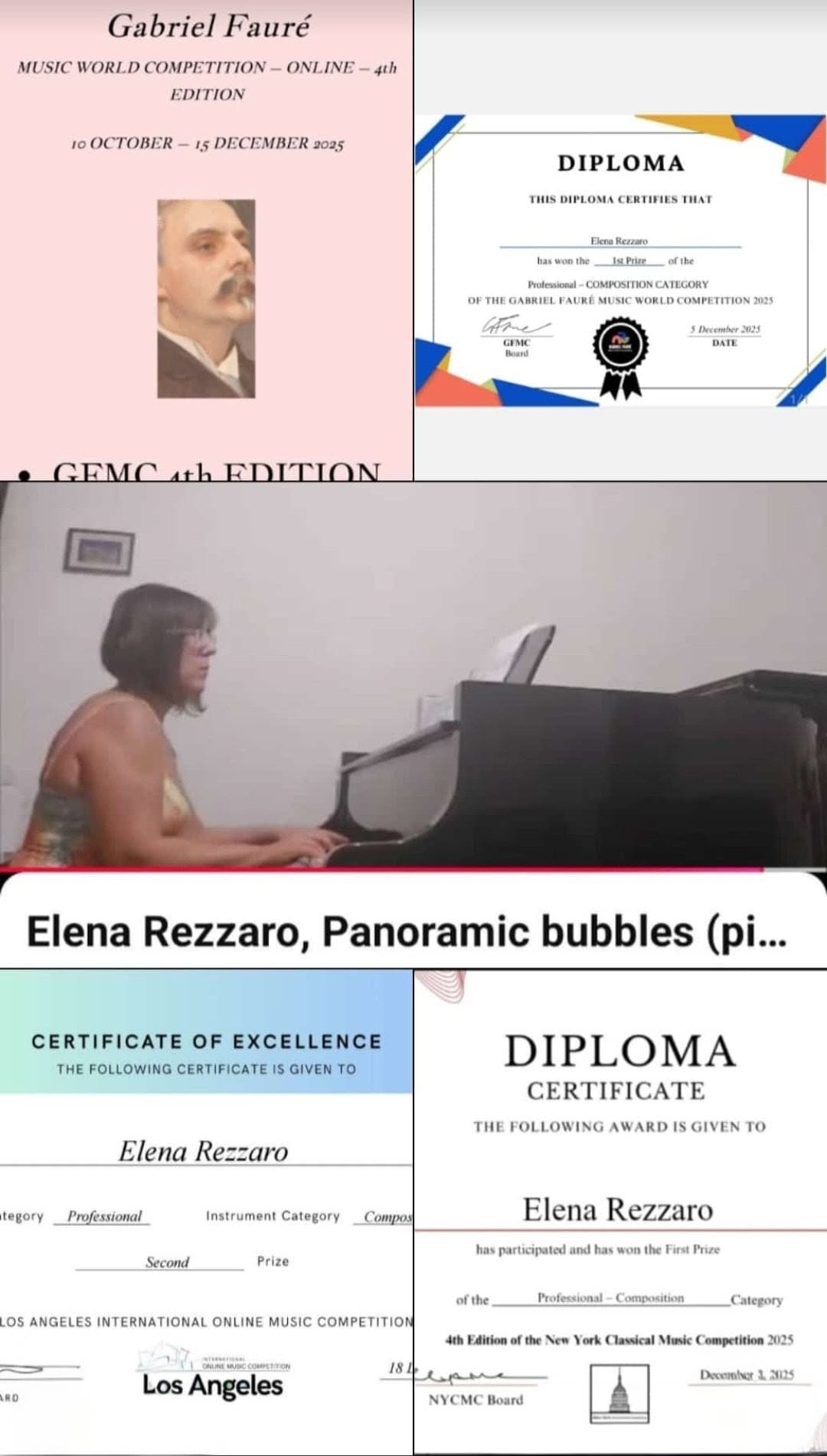Successo internazionale per Elena Rezzaro e la sua "Panoramic bubbles"